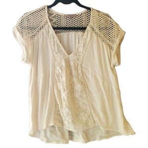 🆕️ Miss Me Cream Peasant Top